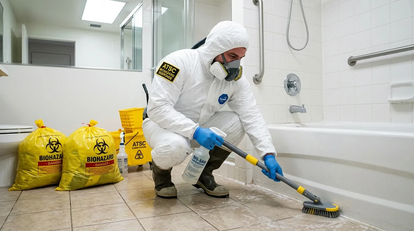 Decontamination equipment deployed for Blood Cleanup in Palm Harbor